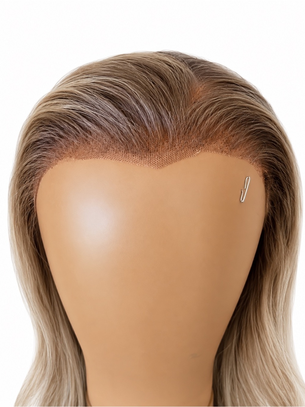 Blonde Long Layered synthetic Wig - Natural Ash Blonde - Picture 3 of 4